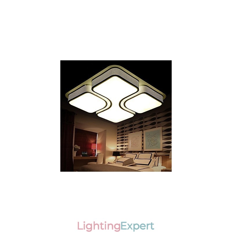 Modern Contemporary Traditional Classic Electroplated Metal Flush Mount