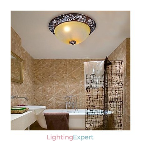 Flush Mount Light White Yellow Glass Resin Silver Carving European Classic Flush Mount Light White Yellow Glass Resin Silver Carving European Classic