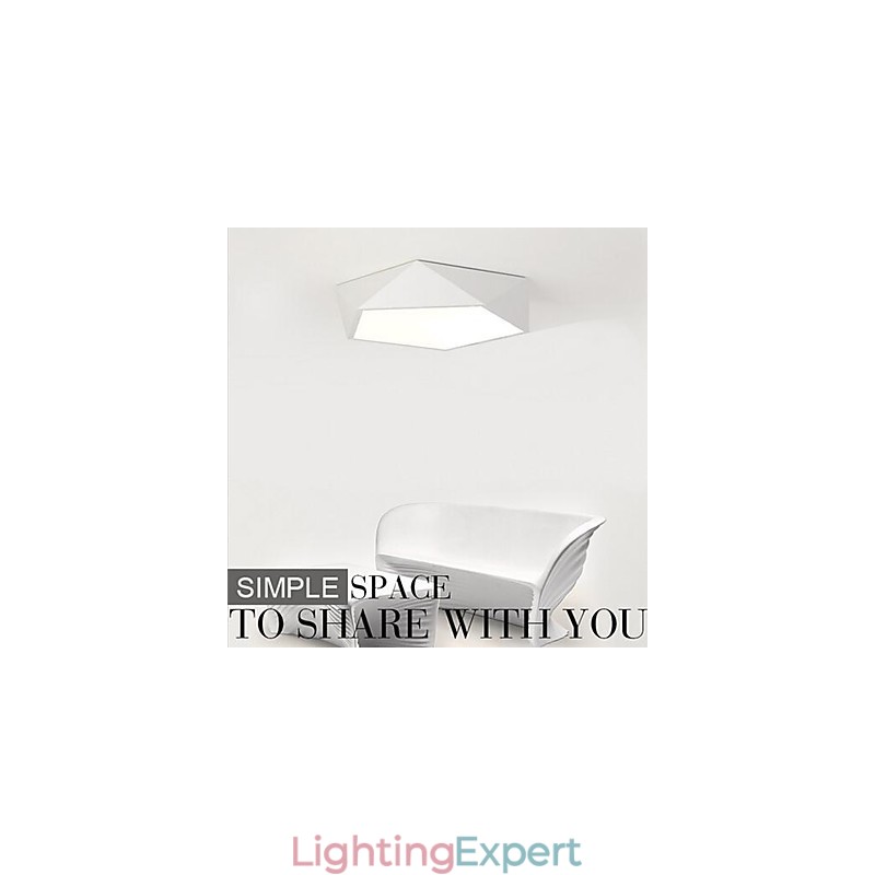 Modern Contemporary Painting Metal Flush Mount