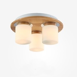 High Brightness Original Wooden Modern Ceiling Lights Country Style
