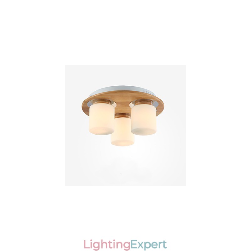 High Brightness Original Wooden Modern Ceiling Lights Country Style