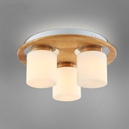High Brightness Original Wooden Modern Ceiling Lights Country Style