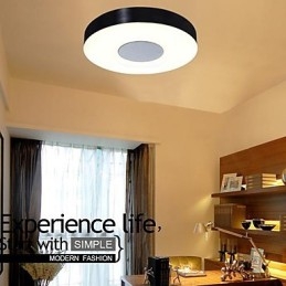 Modern Contemporary Brushed Metal Flush Mount