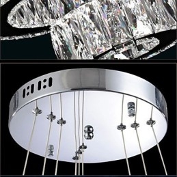 Crystal Chandelier Lights Lighting Modern Single Rings K9 Large Crystal Indoor Ceiling Light Fixtures