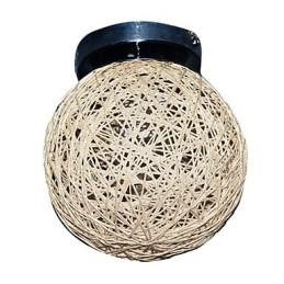 1 Light Ceiling Light in Ball Shaped Shade