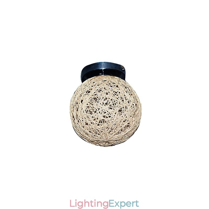 1 Light Ceiling Light in Ball Shaped Shade
