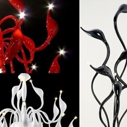 Modern Contemporary Painting Metal Chandelier Pendant Light