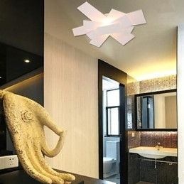 Flush Mount Light White Warm White Light Fashion Simple Creative Propeller