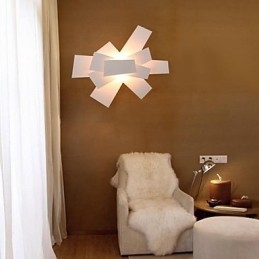 Flush Mount Light White Warm White Light Fashion Simple Creative Propeller