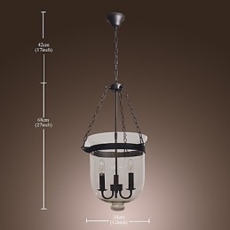 Traditional Classic Vintage Mini Style Electroplated Chandelier