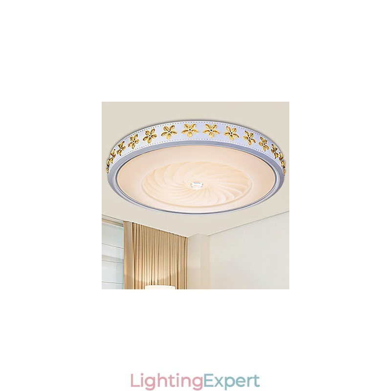 Modern Contemporary Crystal Others Metal Flush Mount