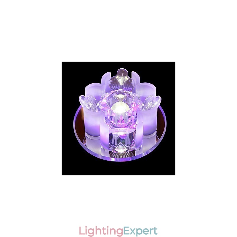 Modern Contemporary Crystal Metal Flush Mount