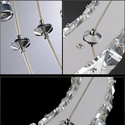 Crystal Chandelier Lights Lighting Modern Single Rings K9 Large Crystal Indoor Ceiling Light Fixtures