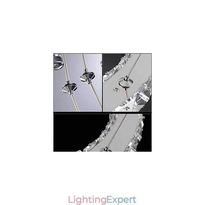 Crystal Chandelier Lights Lighting Modern Single Rings K9 Large Crystal Indoor Ceiling Light Fixtures