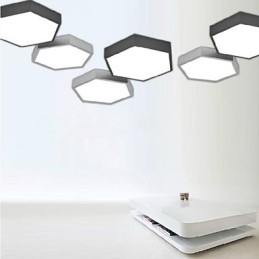 30CM 10 15㎡Creative Honeycomb Absorb Dome Light Hexagonal Geometry Lights Lamp