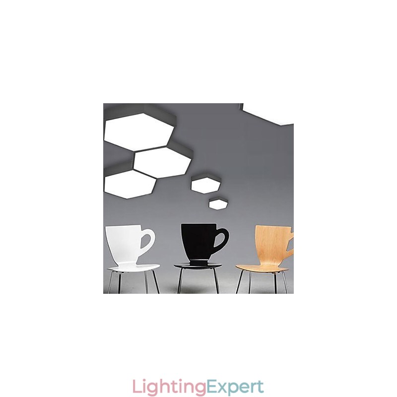 30CM 10 15㎡Creative Honeycomb Absorb Dome Light Hexagonal Geometry Lights Lamp