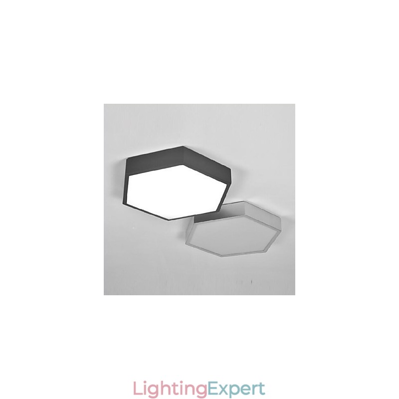 30CM 10 15㎡Creative Honeycomb Absorb Dome Light Hexagonal Geometry Lights Lamp
