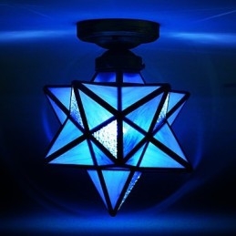 Artistic Individuality Creative Porch Modern Stars Absorb Dome Light Lamp