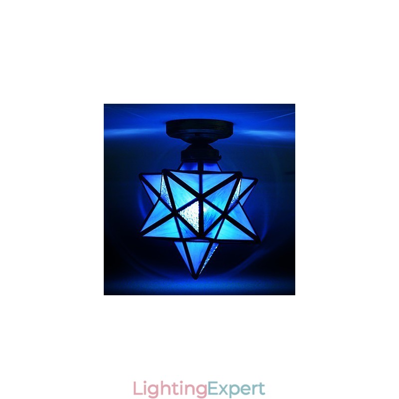 Artistic Individuality Creative Porch Modern Stars Absorb Dome Light Lamp