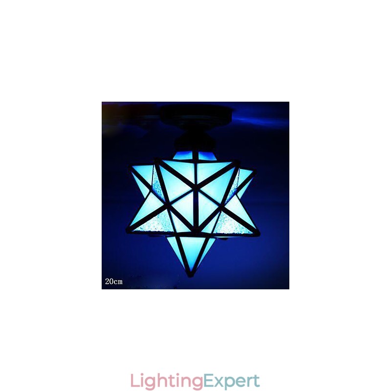 Artistic Individuality Creative Porch Modern Stars Absorb Dome Light Lamp