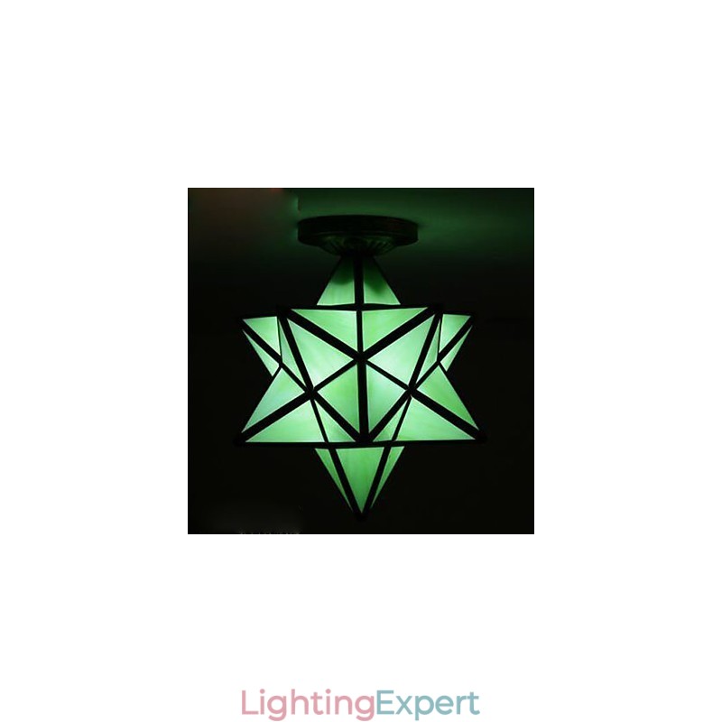 Artistic Individuality Creative Porch Modern Stars Absorb Dome Light Lamp