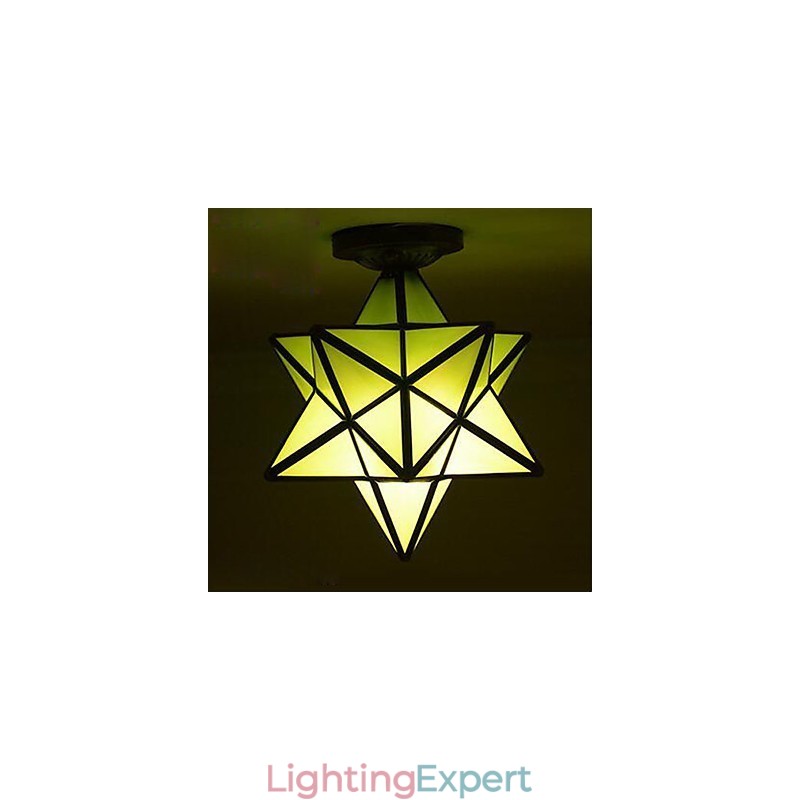 Artistic Individuality Creative Porch Modern Stars Absorb Dome Light Lamp