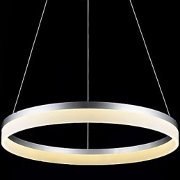 Round Pendant Light Modern Acrylic Lamps Lighting Luxurious Single Ring Ceiling Lights Fixtures