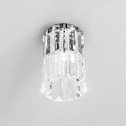 Crystal Flush Mount Light in Round