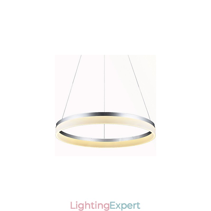 Round Pendant Light Modern Acrylic Lamps Lighting Luxurious Single Ring Ceiling Lights Fixtures