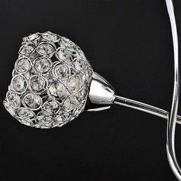 Modern Contemporary Traditional Classic Crystal Electroplated Metal Pendant Light Flush Mount