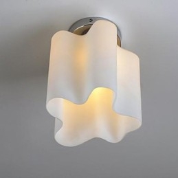 20*22CM 10 15㎡Single Head Lamps And Lanterns Glass Clouds Absorb Dome Light Pendant Light