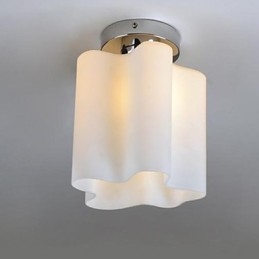 20*22CM 10 15㎡Single Head Lamps And Lanterns Glass Clouds Absorb Dome Light Pendant Light