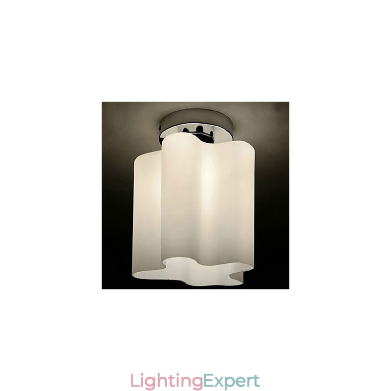 20*22CM 10 15㎡Single Head Lamps And Lanterns Glass Clouds Absorb Dome Light Pendant Light