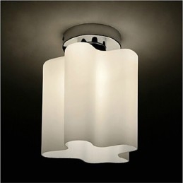 20*22CM 10 15㎡Single Head Lamps And Lanterns Glass Clouds Absorb Dome Light Pendant Light