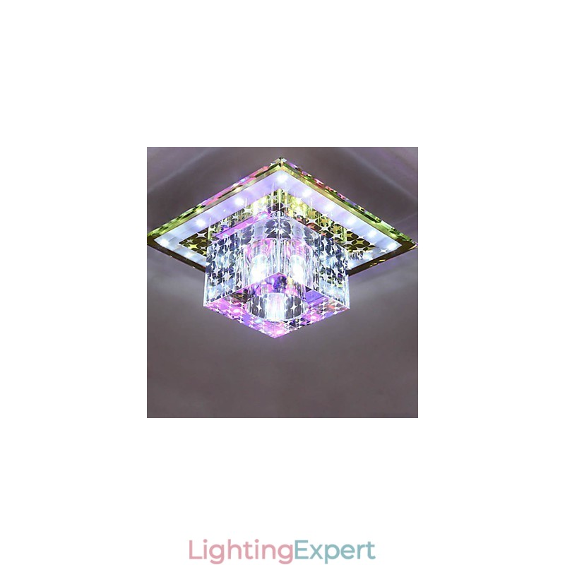 Crystal Ceiling Lamp Spotlight SMD 3W Creative Lamp Tube Light Colorful Color Dome Light