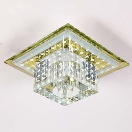 Crystal Ceiling Lamp Spotlight SMD 3W Creative Lamp Tube Light Colorful Color Dome Light