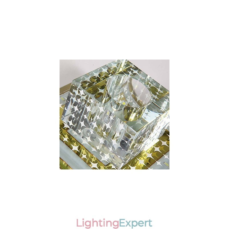 Crystal Ceiling Lamp Spotlight SMD 3W Creative Lamp Tube Light Colorful Color Dome Light