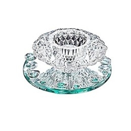 Modern Contemporary Crystal Mini Style Chrome Metal Flush Mount