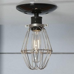 Country Painting Metal Flush Mount