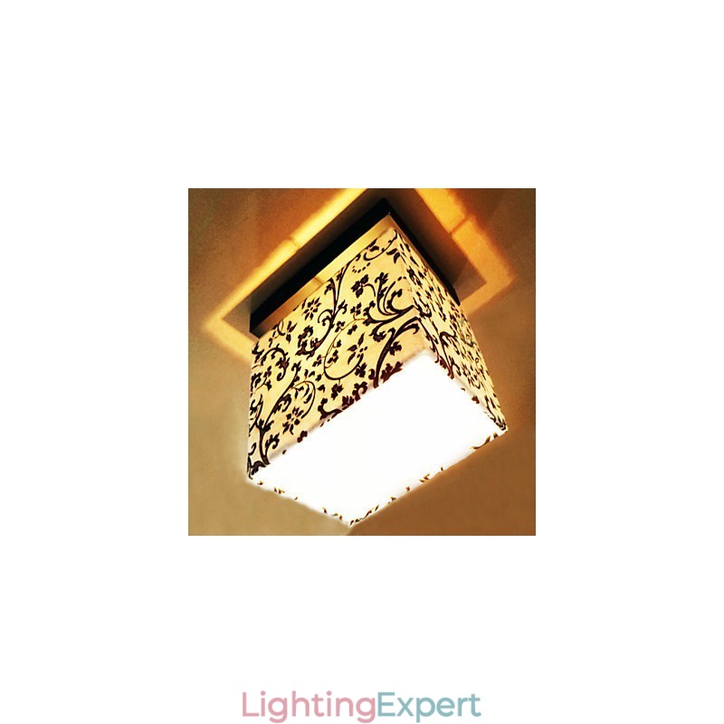Modern Contemporary Painting Metal Flush Mount