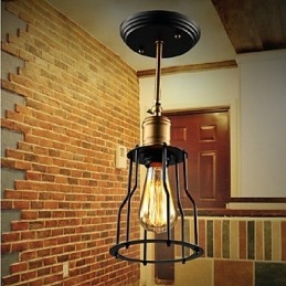 Flush Mount Traditional Classic Rustic Lodge Vintage Retro Country Metal