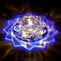20*8.5CM Mini Crystal Ceiling Lamp Spotlight 3W Creative Lamp Tube Light Colorful Color Square Dome Light