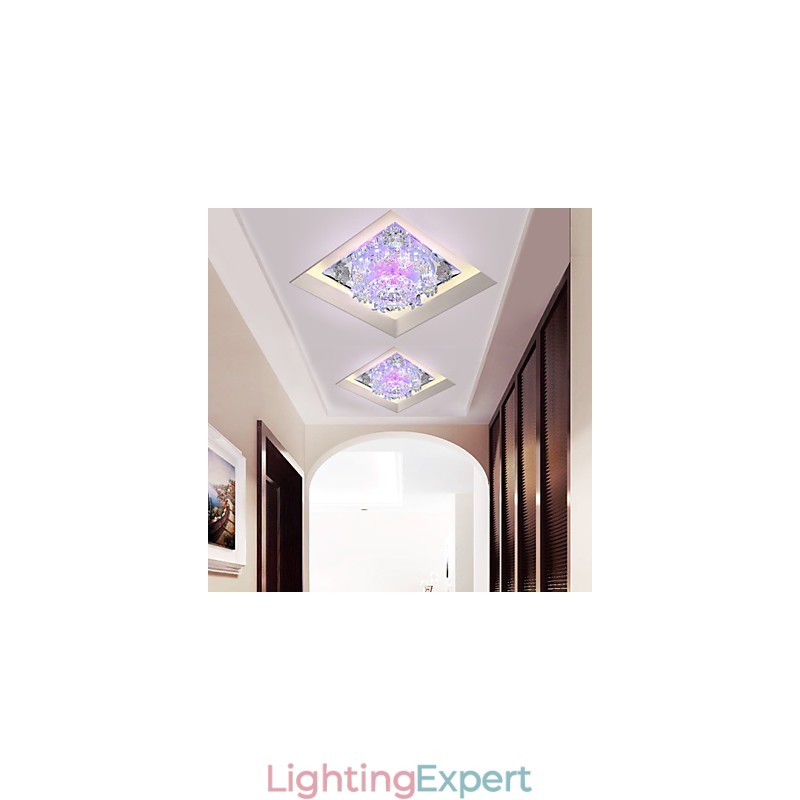 Square Smallpox Lamp Light Crystal Light Creatives Dome Light Tube Lamp Light