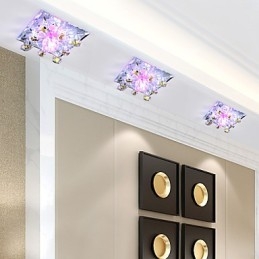 Square Smallpox Lamp Light Crystal Light Creatives Dome Light Tube Lamp Light