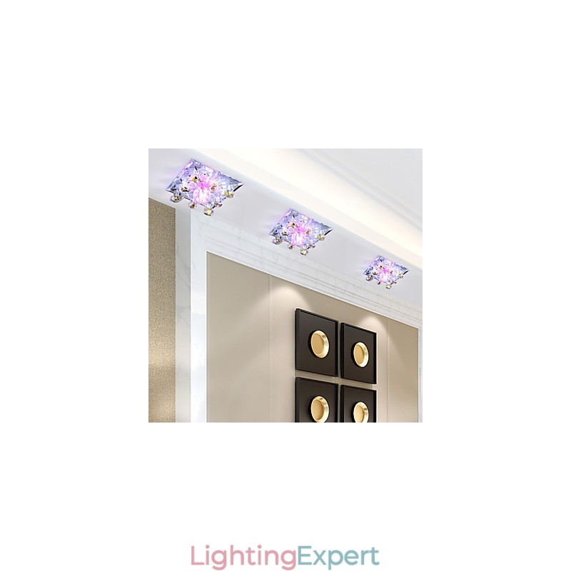 Square Smallpox Lamp Light Crystal Light Creatives Dome Light Tube Lamp Light