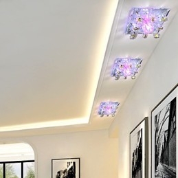 Square Smallpox Lamp Light Crystal Light Creatives Dome Light Tube Lamp Light