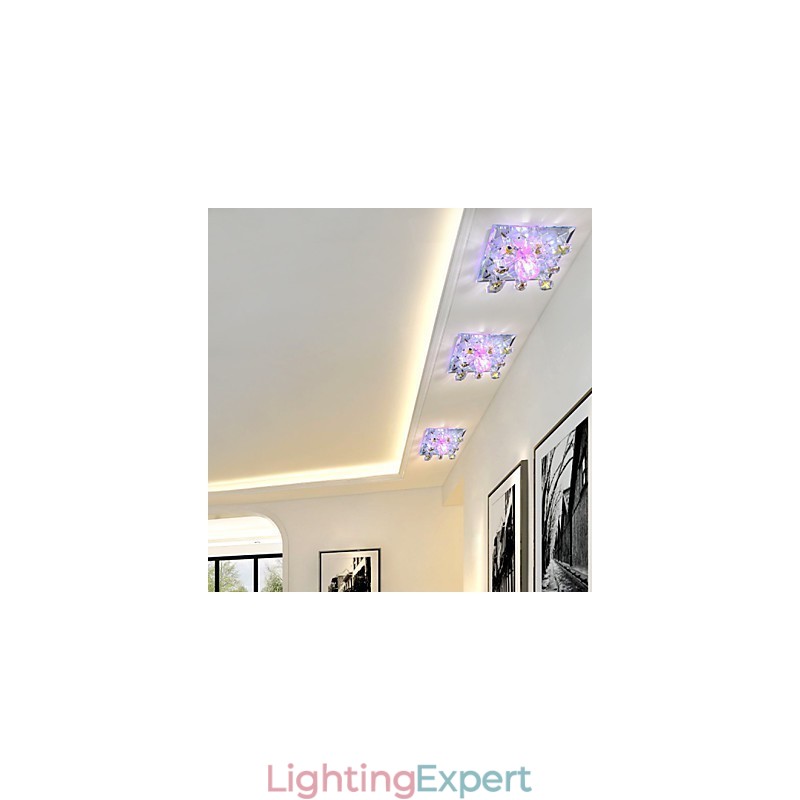 Square Smallpox Lamp Light Crystal Light Creatives Dome Light Tube Lamp Light