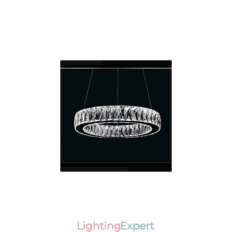 Crystal Chandelier Lights Lighting Modern Single Rings K9 Large Crystal Indoor Ceiling Light Fixtures