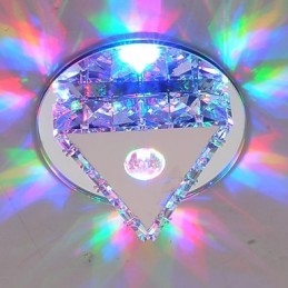 Crystal Mini Style Glass Flush Mount Kids