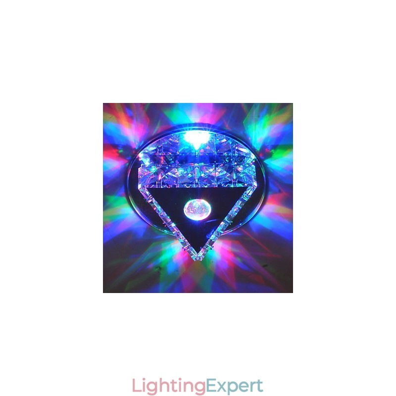 Crystal Mini Style Glass Flush Mount Kids